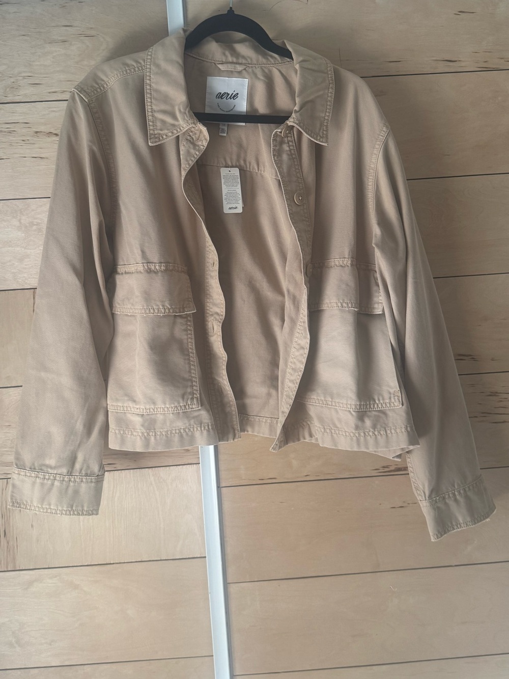 Aerie Women's Beige Utility Jacket